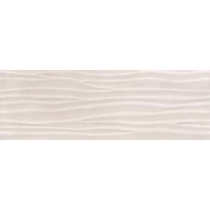 Pasta Blanca Relieve Titan Wave Ivory 30x90