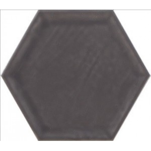 Mate Matt Grey Hexagonal 19.8x22.8