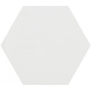 Brillo Shiny White Hexagonal 19.8x22.8