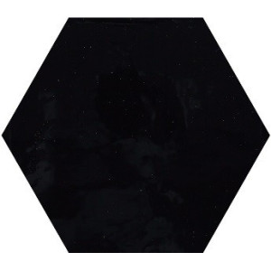 Brillo Shiny Black Hexagonal 19.8x22.8