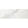 Pasta Blanca Relieve Statuario Brillo 30x90