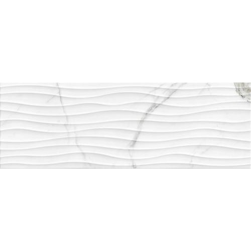 Pasta Blanca Relieve Statuario Sound Brillo 25x75