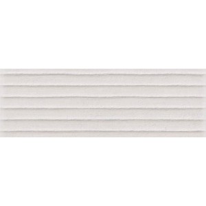 Pasta Blanca Relieve Accord Progress White 25x75