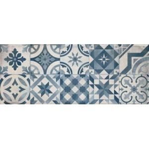 Pasta Roja Decor Montblanc Blue 20x50