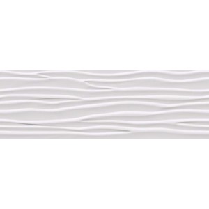 Pasta Blanca Wave White Brillo 30x90