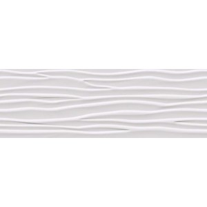 Pasta Blanca Wave White Brillo 30x90