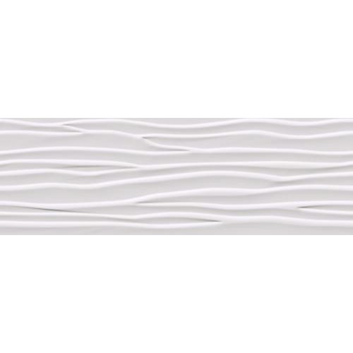 Pasta Blanca Wave White Brillo 30x90