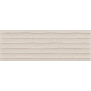 Pasta Blanca Relieve Accord Progress Ivory 25x75