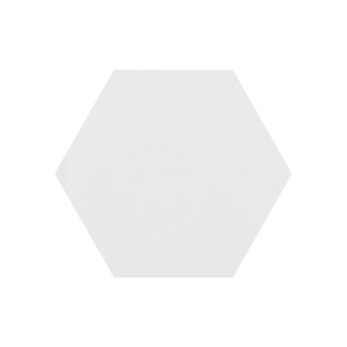 Brillo Shiny White Hexagonal 19.8x22.8