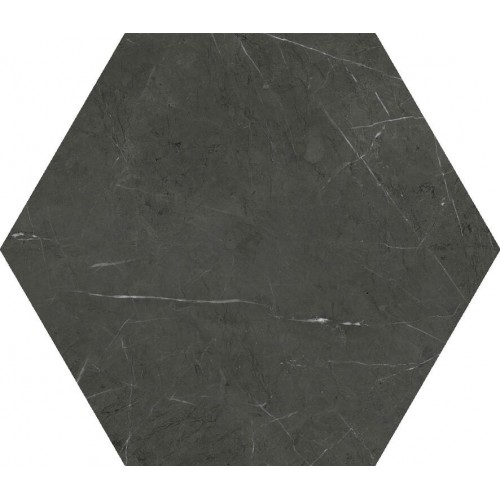 Porcelanico Marquina Mate Hex 15x17