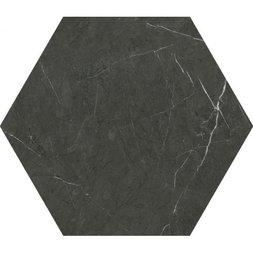 Porcelanico Marquina Brillo Hex 15x17