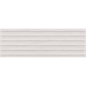Pasta Blanca Relieve Accord Progress White 25x75