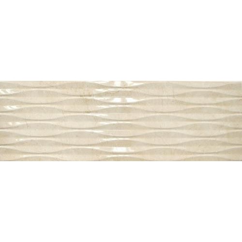 Pasta Blanca Crema Marfil Relieve Sigma Brillo 30x90