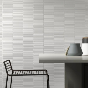 Glaciar Section White Mate 30x90