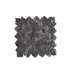 Mos 206 Cortada Negro  30x30