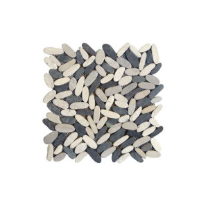 Mos 208 Cortada Gris-Negro  30x30