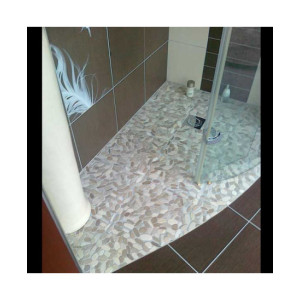 Mos 211 Cortada Tan-Blanco  30x30