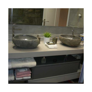 Lavabo Piedra de Rio-Th006Gr  Irregular