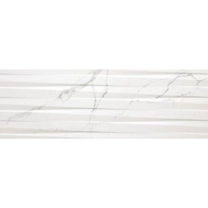 Mate Statuario Relieve Mate 30x90