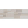 Azulejo Imitación cemento Progress Cube Ivory  30x90 Crema