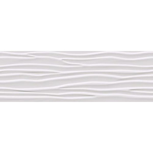 Glaciar Wave White Brillo  30x90