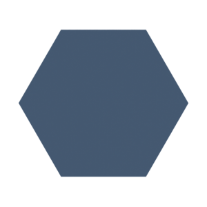 Porcelanico Timeless Marine Mate Hex 15x17