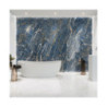 Porcelánico imitación marmol Golden Blue Pulido 120x280 Azul