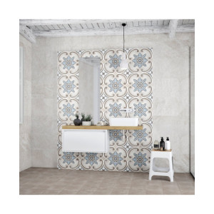 Adobe Decor Gales Ivory 20x20