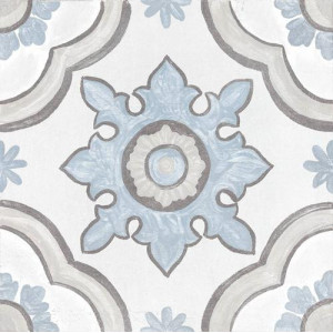 Porcelanico Adobe Decor Basma White 20x20