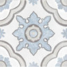 Porcelanico Adobe Decor Basma White 20x20
