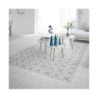 Porcelánico Imitación cemento Adobe Decor Basma White 20x20 Blanco