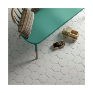 Timeless White Mate Hex 15x17