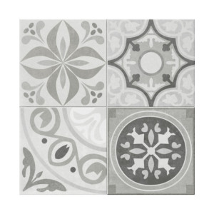 Pasta Roja Patchwork Grey 45x45
