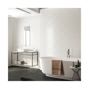 Glaciar Crown White Brillo 30x90