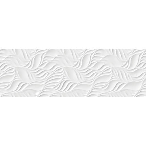 Brillo Glaciar Leaves White Brillo 30x90